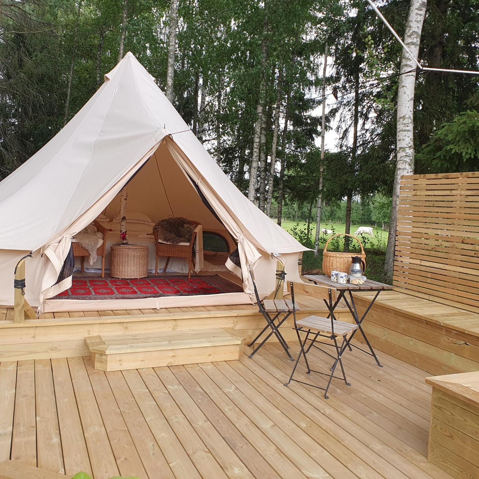 Skalbo Gardsglamping 호텔 Järvsö 외부 사진
